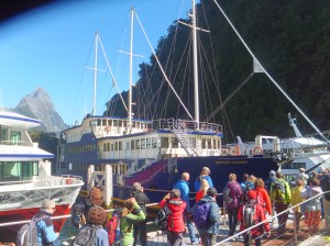 The Milford Mariner- our sightseeing boat