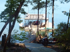 Trish & Chris' boat dock on Lake Hartwell