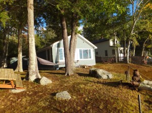 Peter & Janet's lakeside cabin
