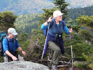 Ascending the summit of Mt Jackson